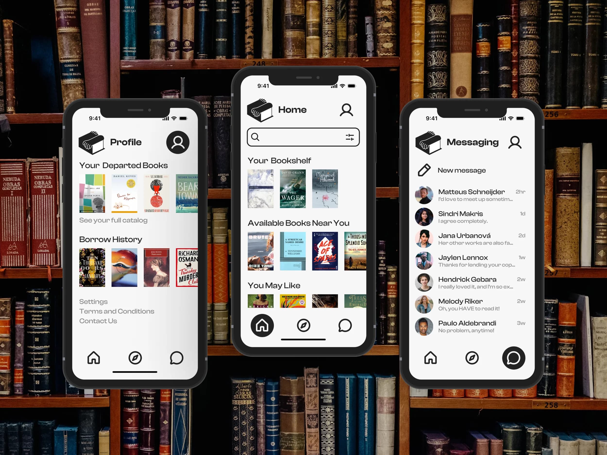 Bookish app (concept)