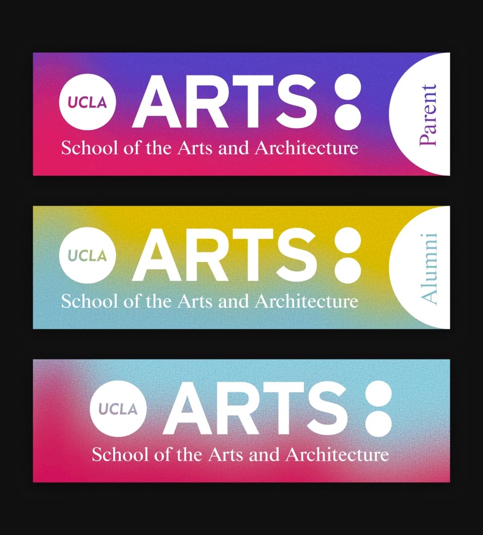 UCLA Arts stickers