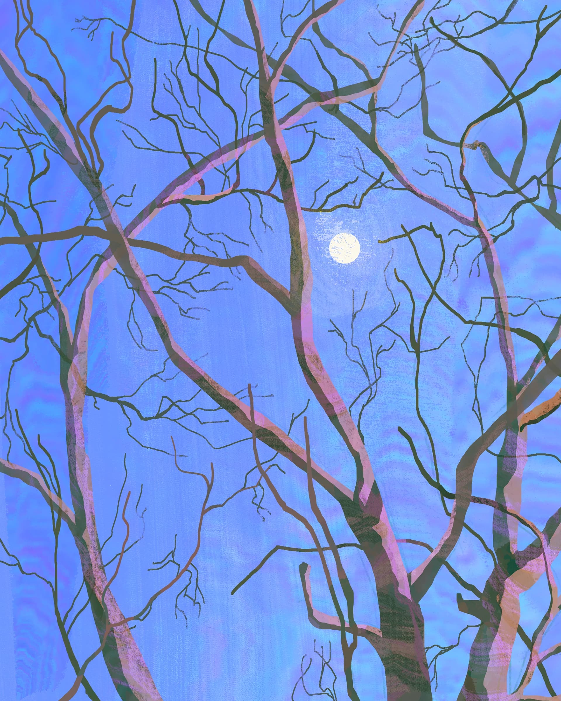 Drawing the moon