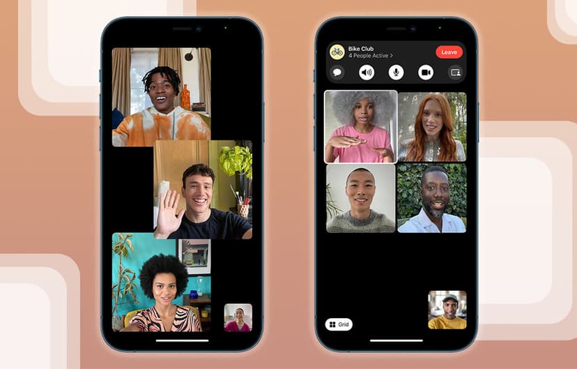 FaceTime call screenshot