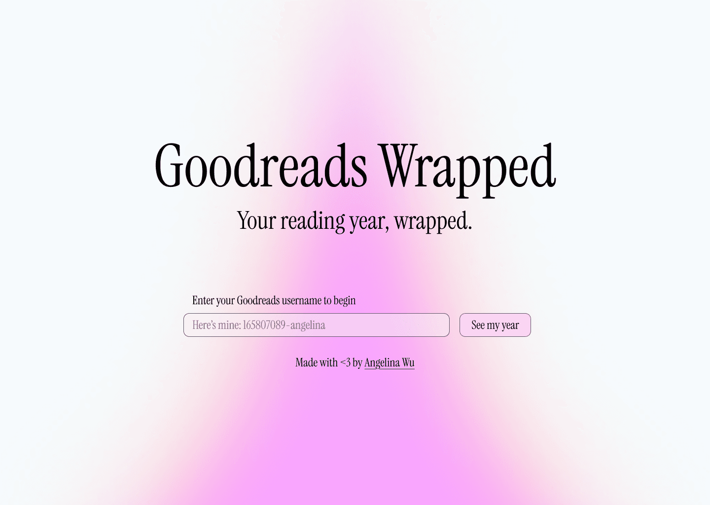 Goodreads Wrapped